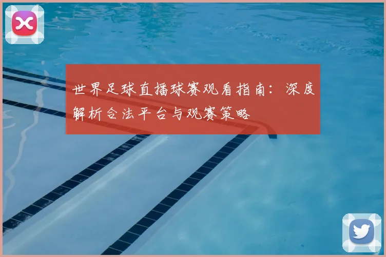 世界足球直播球赛观看指南：深度解析合法平台与观赛策略